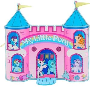 Loungefly Hasbro My Little Pony Castle Cross Body Bag. NWT​